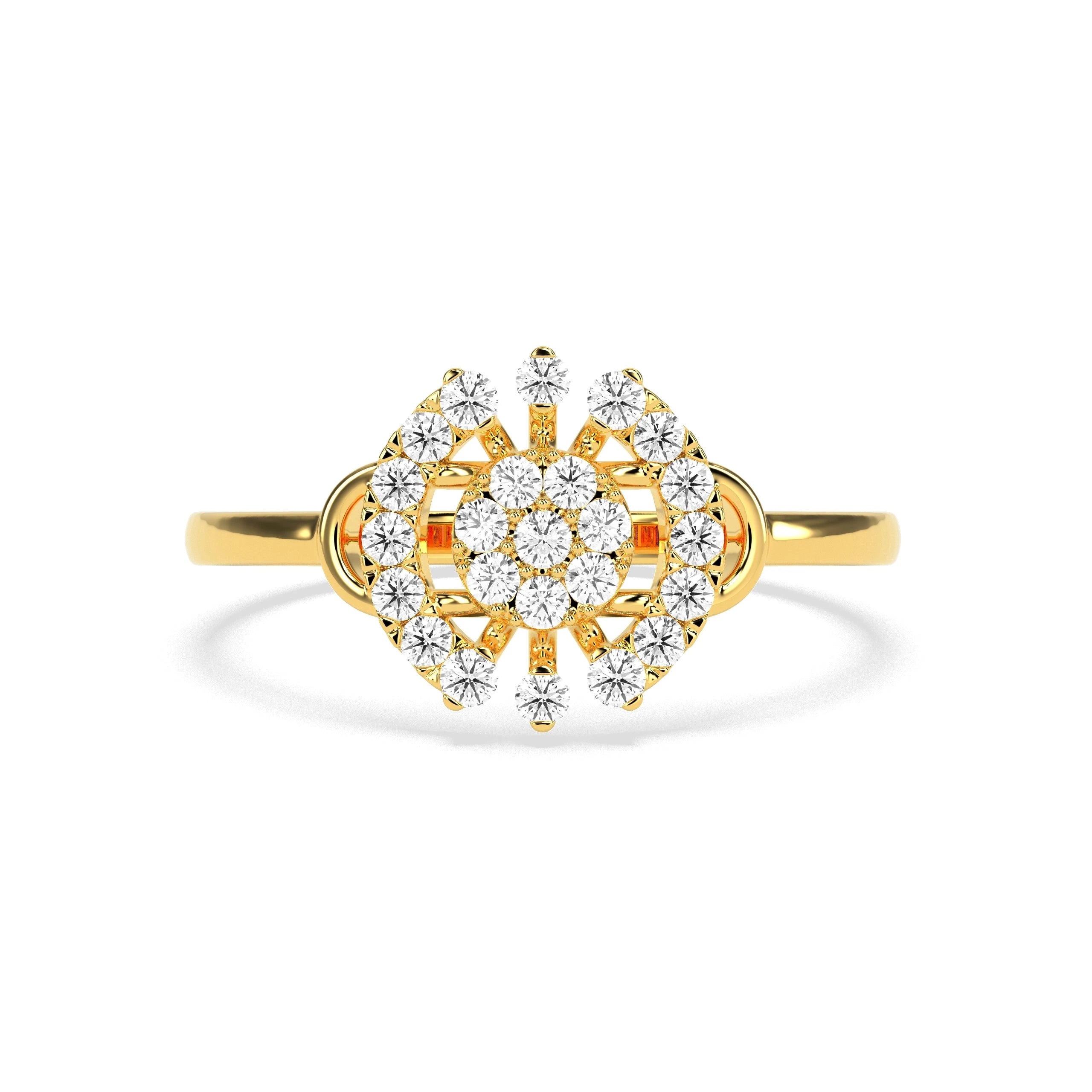 0.298 CT Mystic Divine Diamond RING - Godahari Dev Jewells