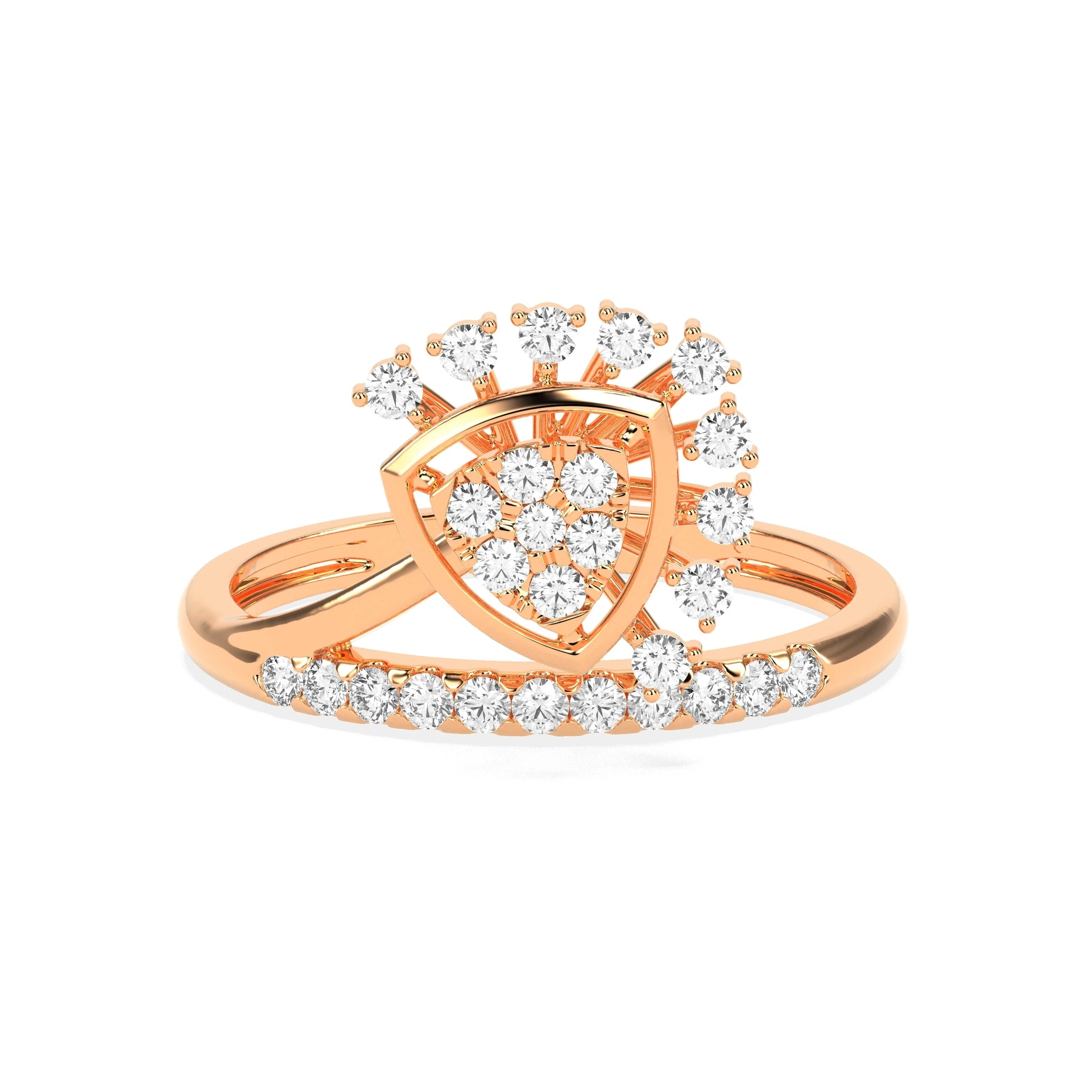 0.337 CT Radiant Royalty Diamond RING - Godahari Dev Jewells
