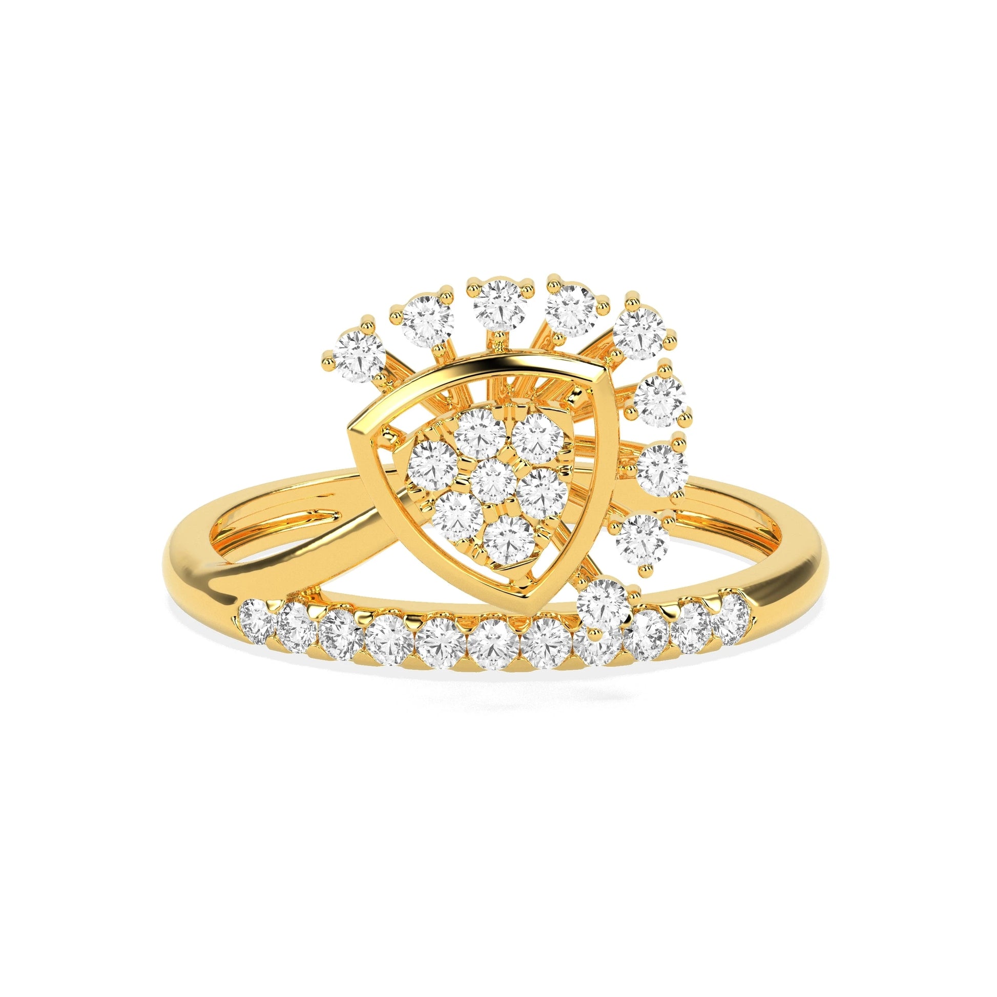 0.337 CT Radiant Royalty Diamond RING - Godahari Dev Jewells