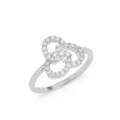 0.29 CT Blooming Orbit Diamond RING - Godahari Dev Jewells