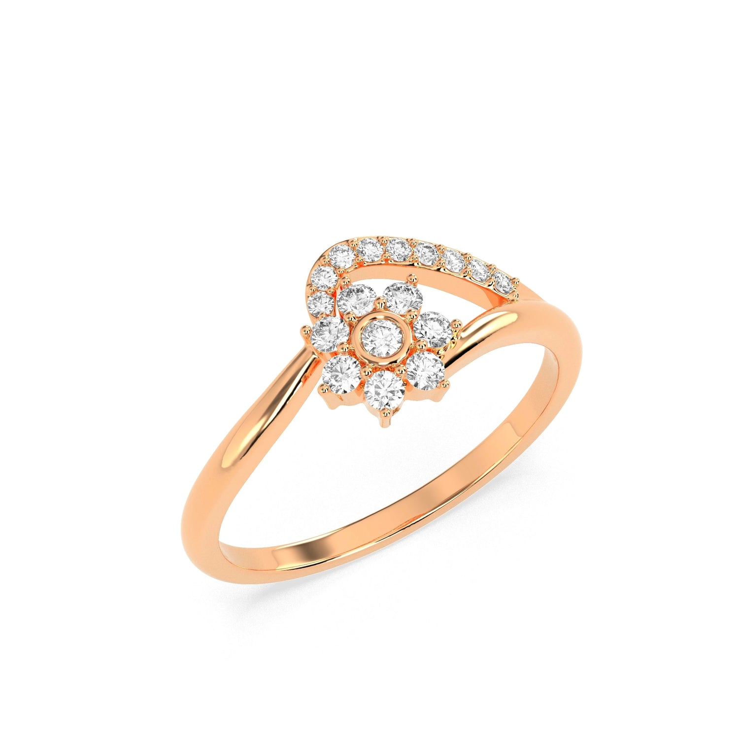 0.23 CT Twilight Treasure Diamond RING - Godahari Dev Jewells