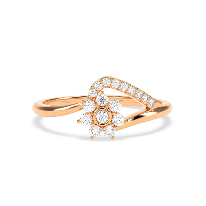 0.23 CT Twilight Treasure Diamond RING - Godahari Dev Jewells