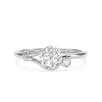 0.17 CT Gleaming Grace Diamond RING - Godahari Dev Jewells