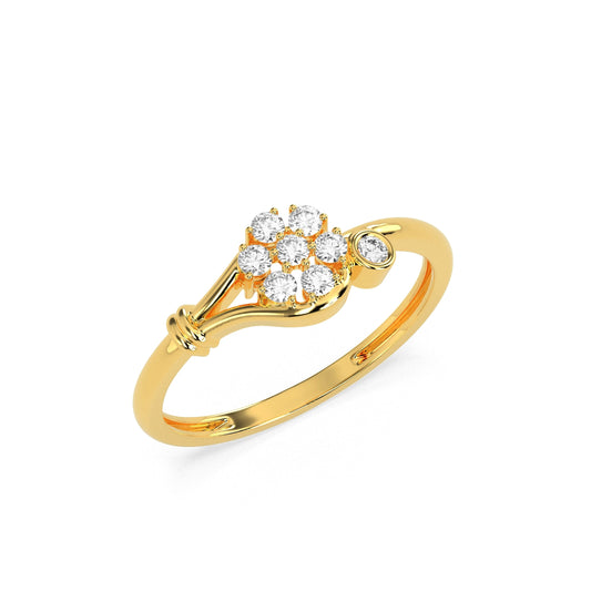 0.17 CT Gleaming Grace Diamond RING - Godahari Dev Jewells