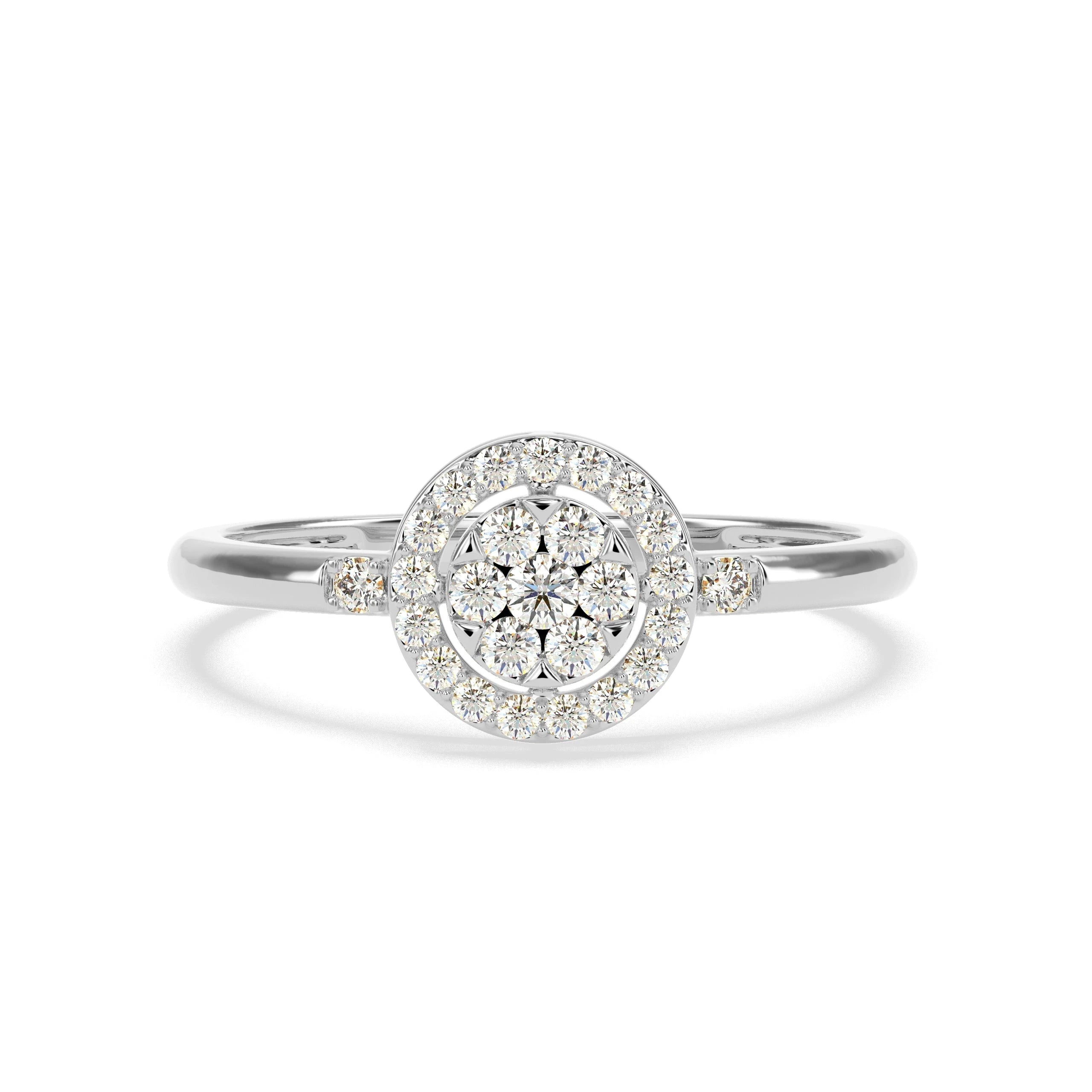 0.211 CT Enchanted Elegance Diamond RING - Godahari Dev Jewells