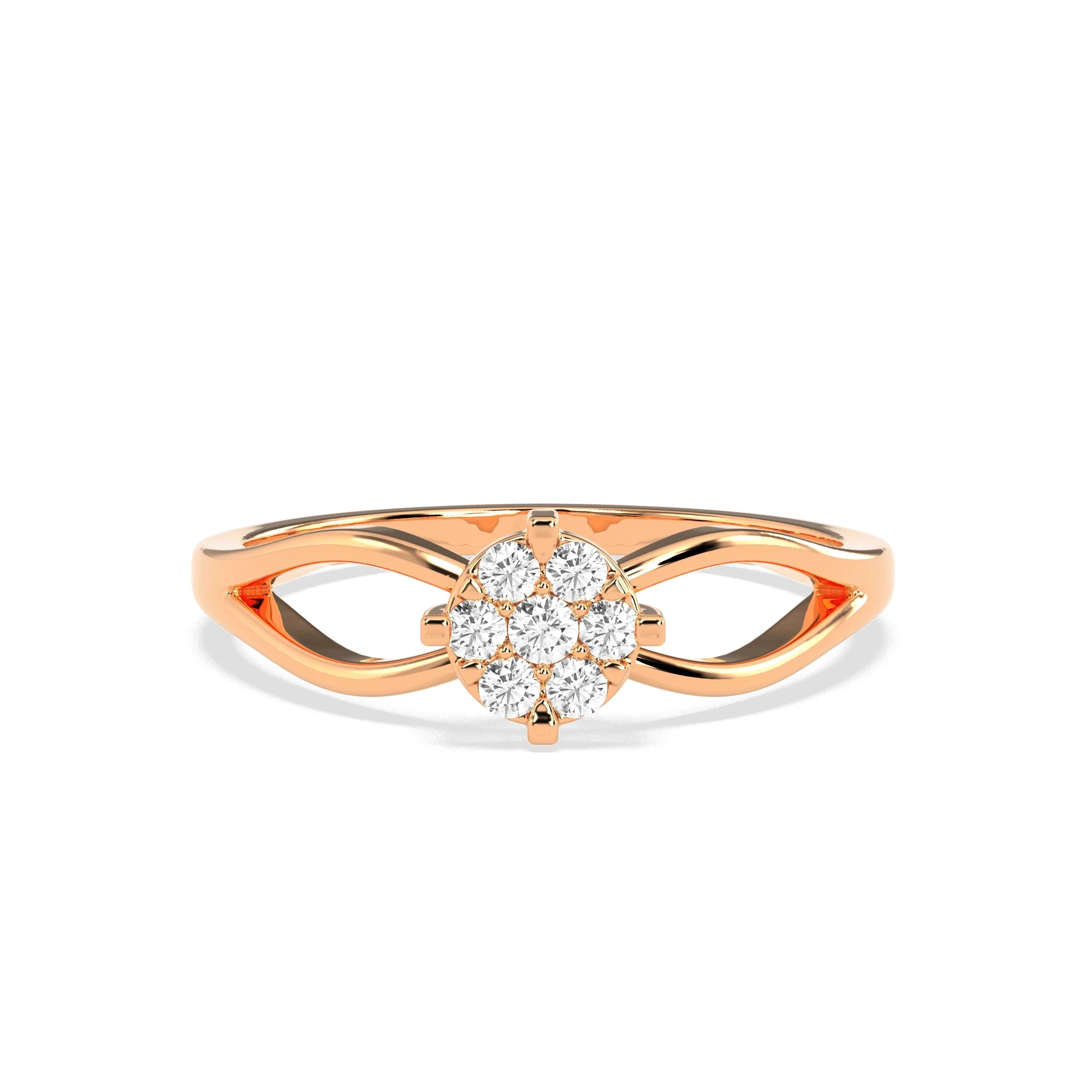 0.12 CT Eternal Embrace Diamond RING - Godahari Dev Jewells