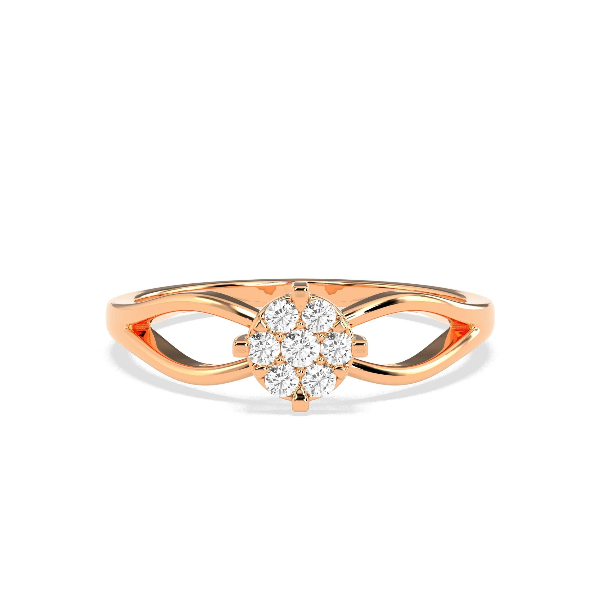 0.12 CT Eternal Embrace Diamond RING - Godahari Dev Jewells