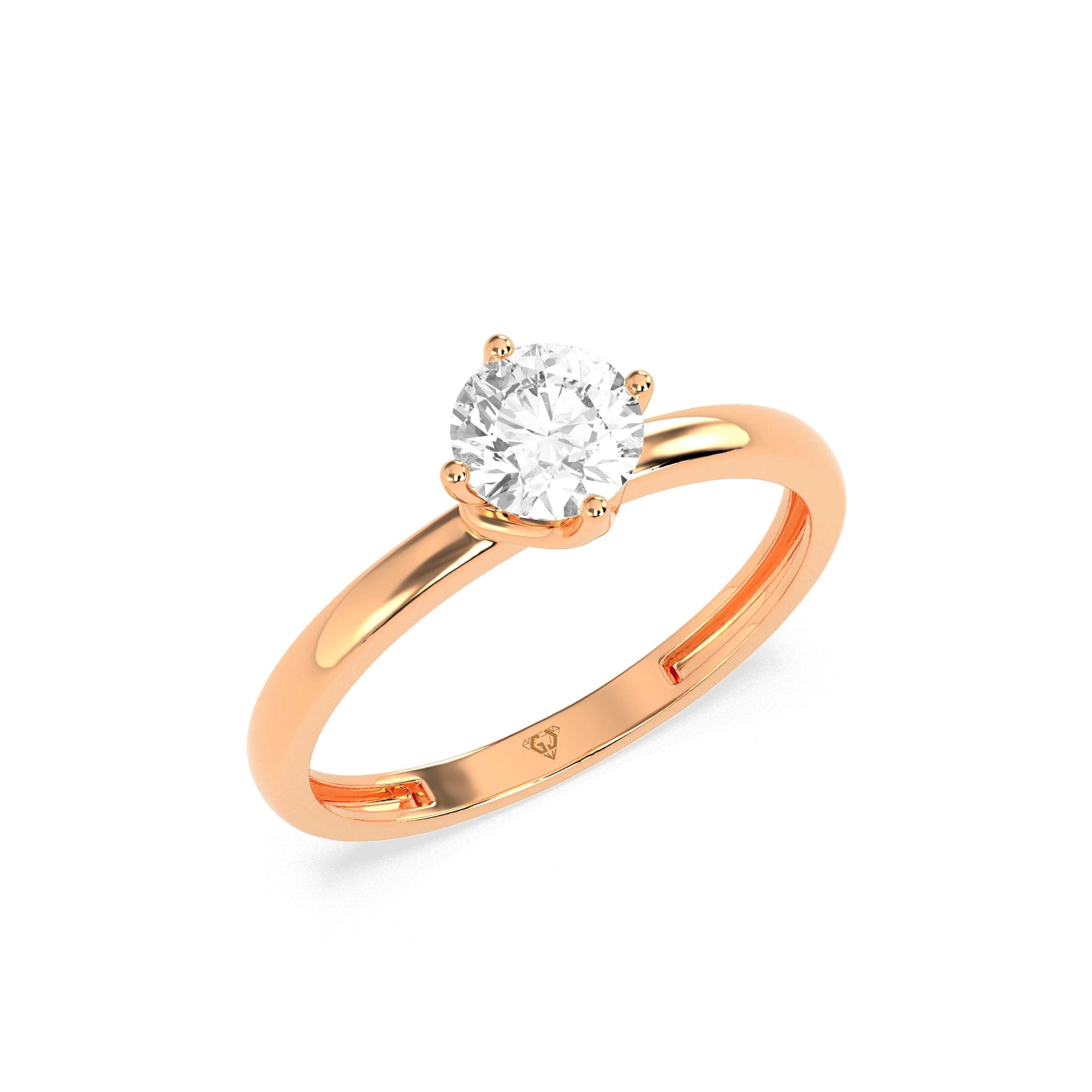 0.73 CT Golden Glow Diamond RING - Godahari Dev Jewells