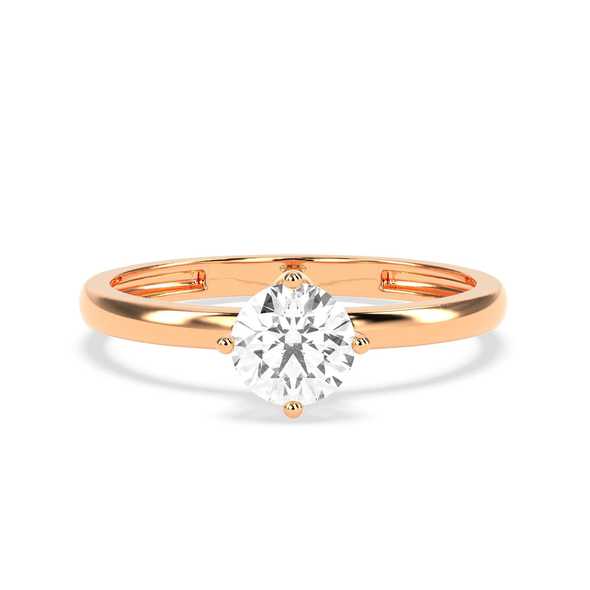0.73 CT Golden Glow Diamond RING - Godahari Dev Jewells