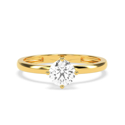 0.73 CT Golden Glow Diamond RING - Godahari Dev Jewells