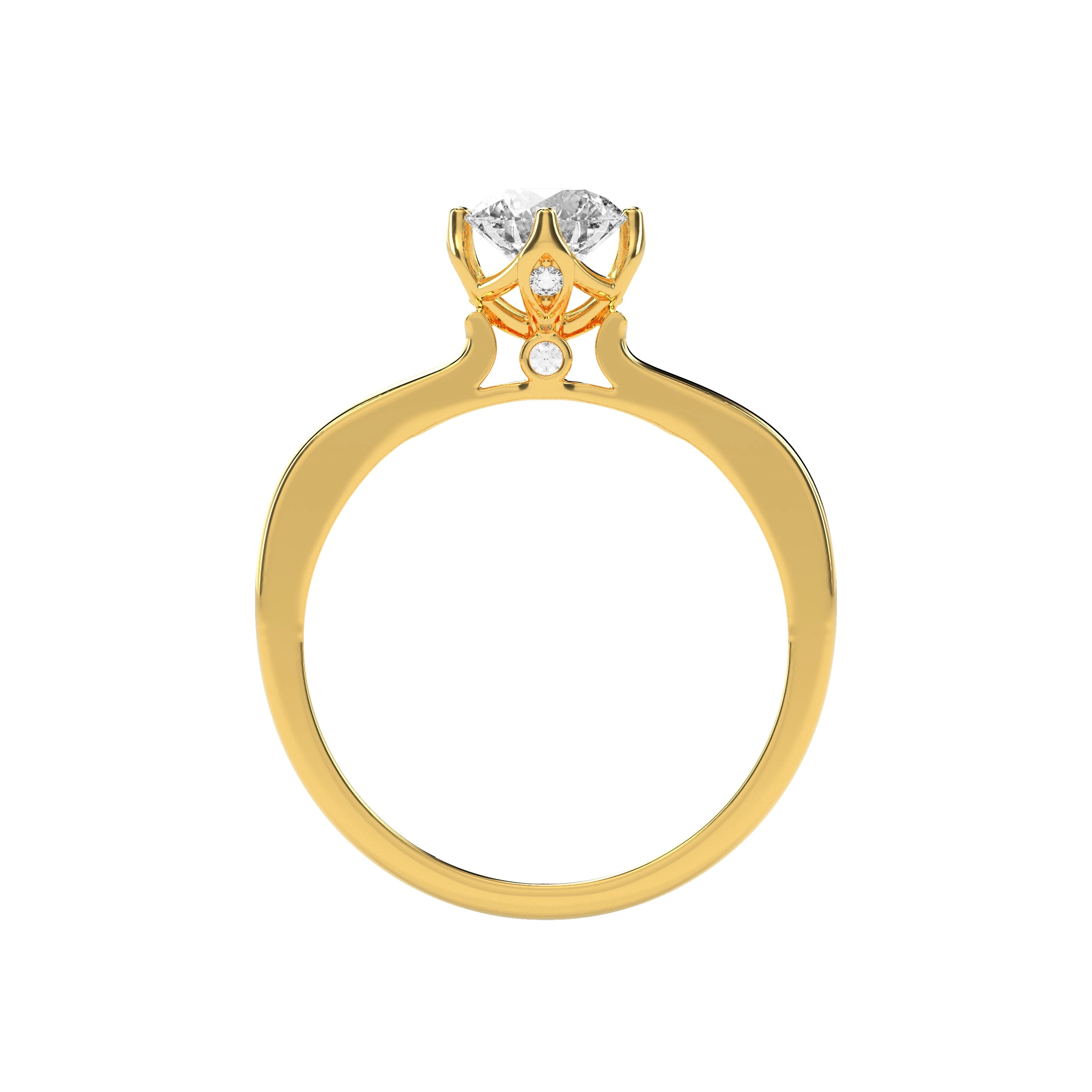 0.77 CT Pure Devotion Diamond RING - Godahari Dev Jewells