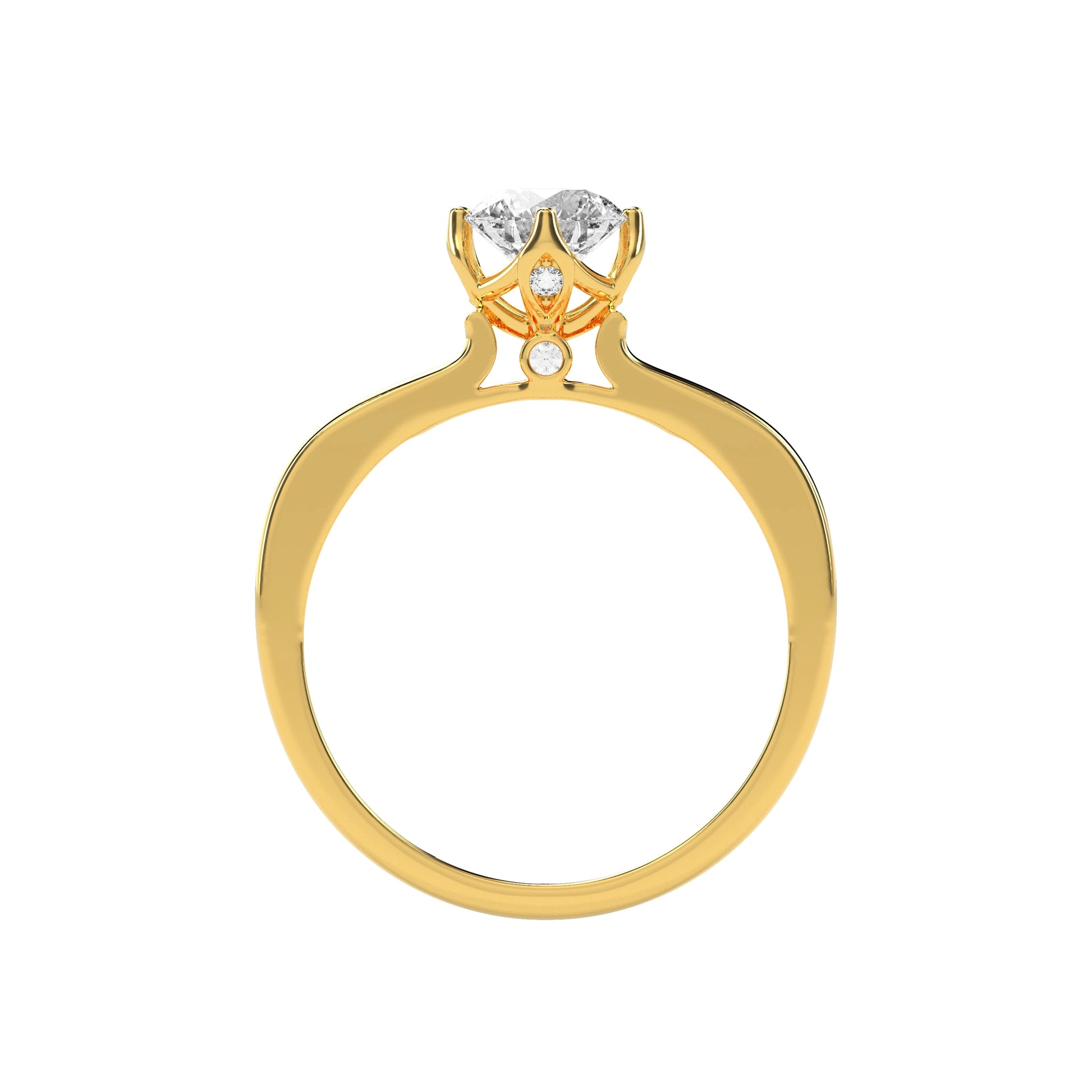 0.77 CT Pure Devotion Diamond RING - Godahari Dev Jewells