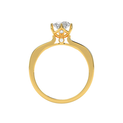 0.77 CT Pure Devotion Diamond RING - Godahari Dev Jewells