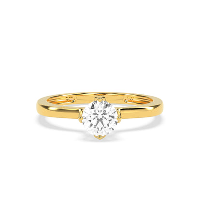 0.77 CT Pure Devotion Diamond RING - Godahari Dev Jewells
