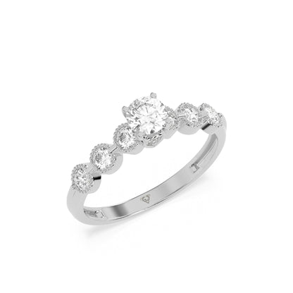 0.63 CT Sweet Serenity Diamond RING - Godahari Dev Jewells
