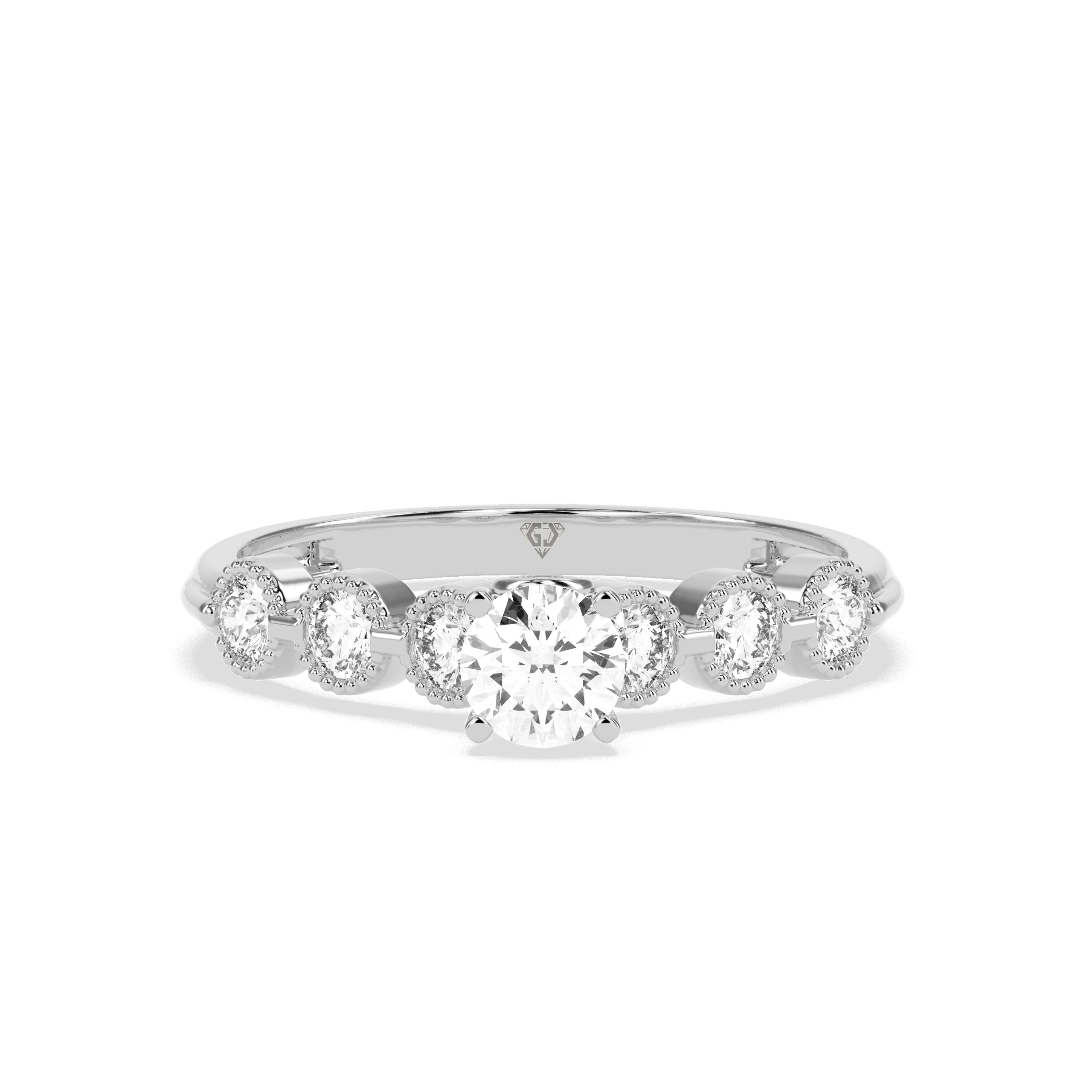 0.63 CT Sweet Serenity Diamond RING - Godahari Dev Jewells
