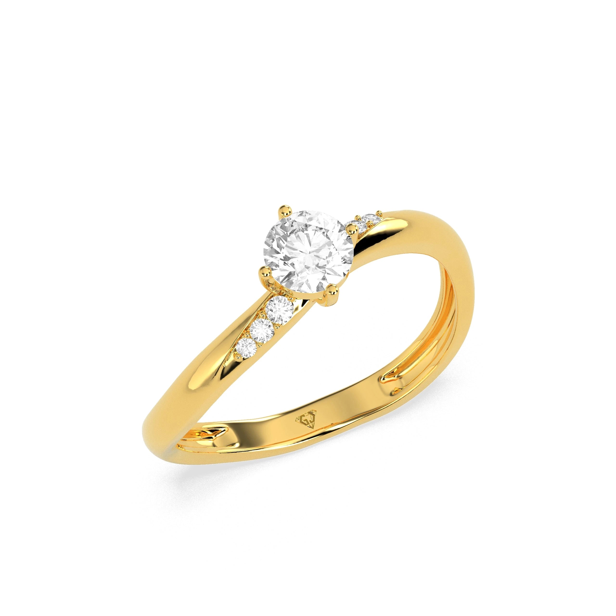 0.46 CT Celestial Bond Diamond RING - Godahari Dev Jewells
