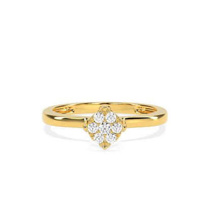 0.17 CT Precious Petals Diamond RING - Godahari Dev Jewells