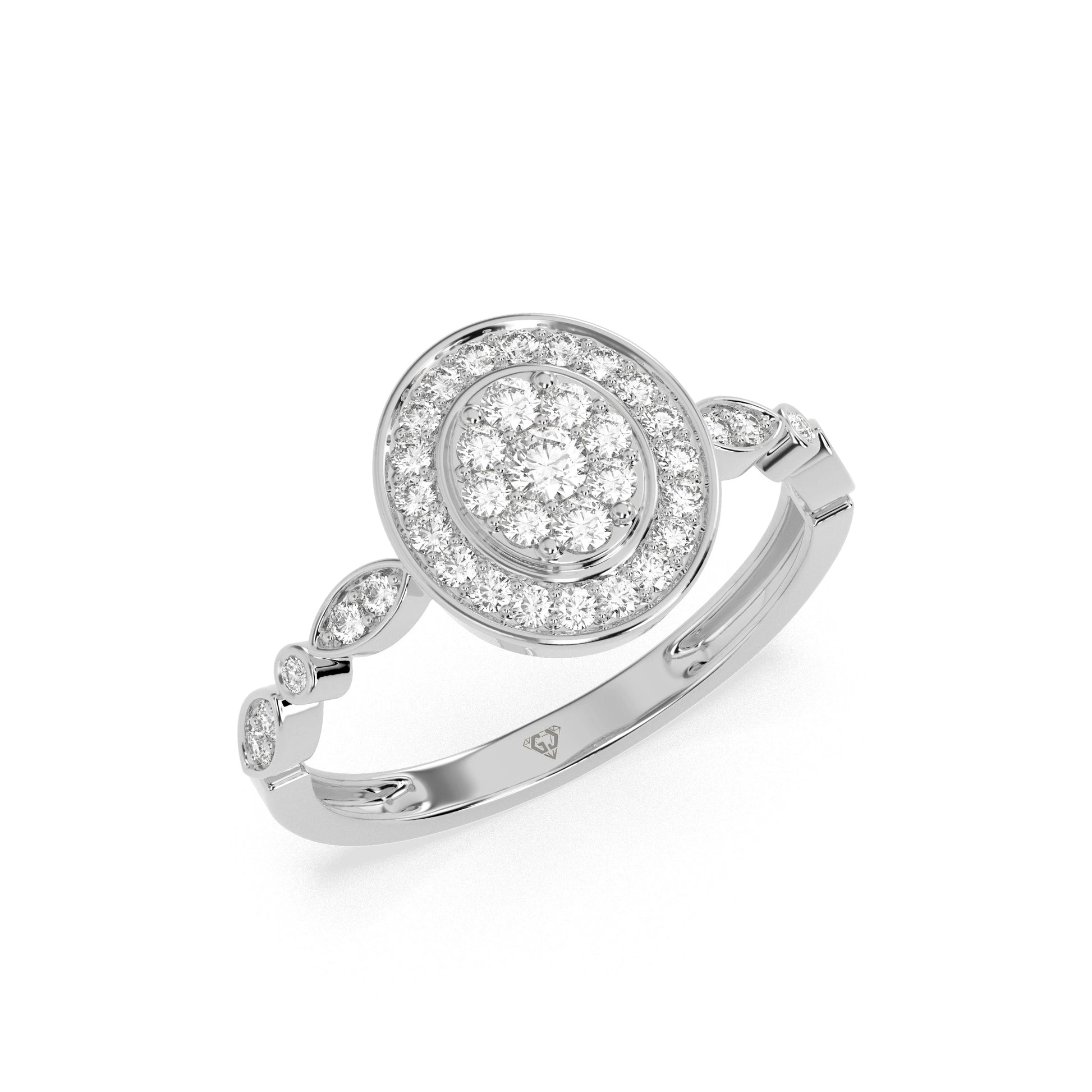 0.39 CT Diamond Dazzle Diamond RING - Godahari Dev Jewells