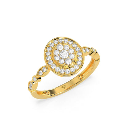 0.39 CT Diamond Dazzle Diamond RING - Godahari Dev Jewells