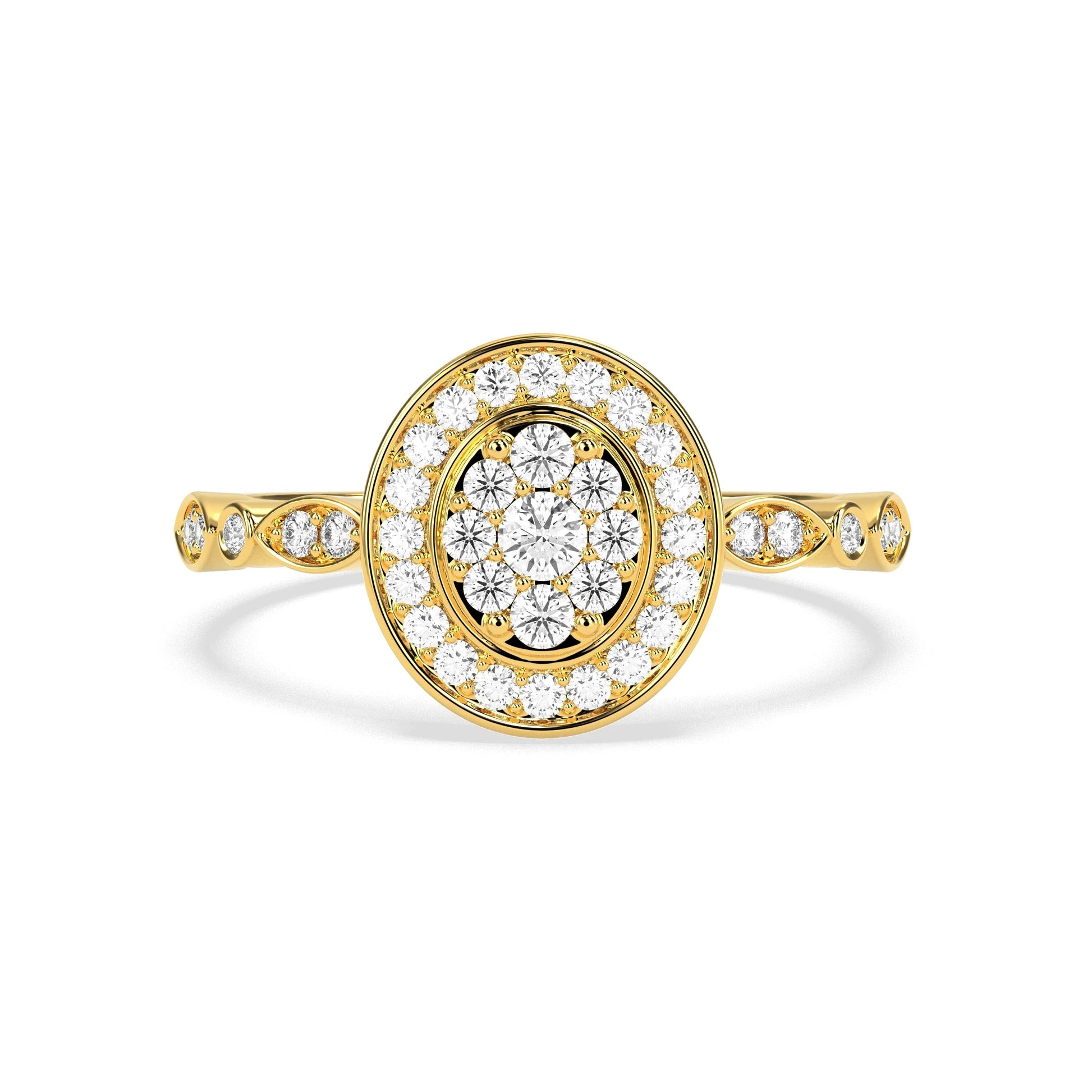 0.39 CT Diamond Dazzle Diamond RING - Godahari Dev Jewells