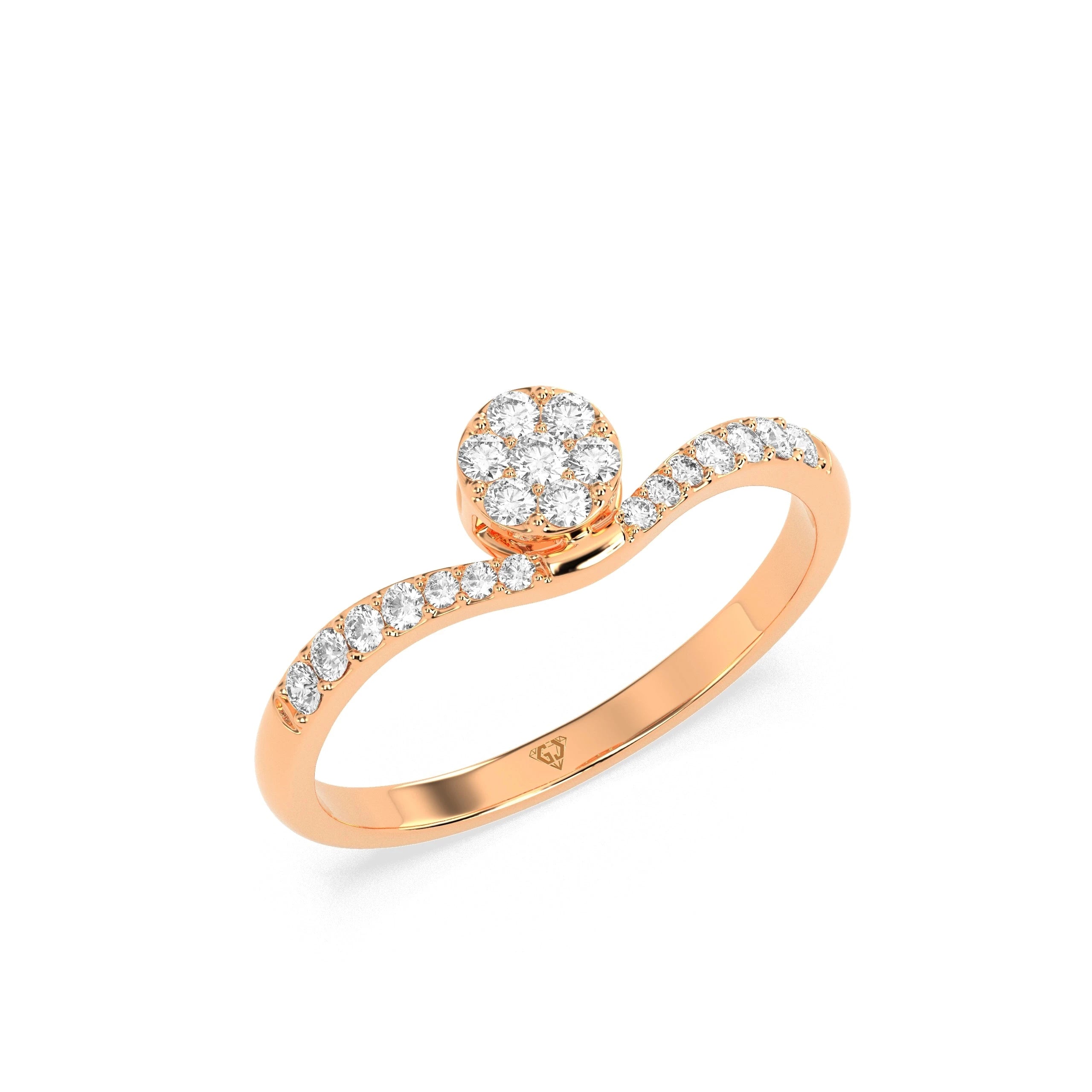 0.26 CT Royal Jewells Diamond RING - Godahari Dev Jewells