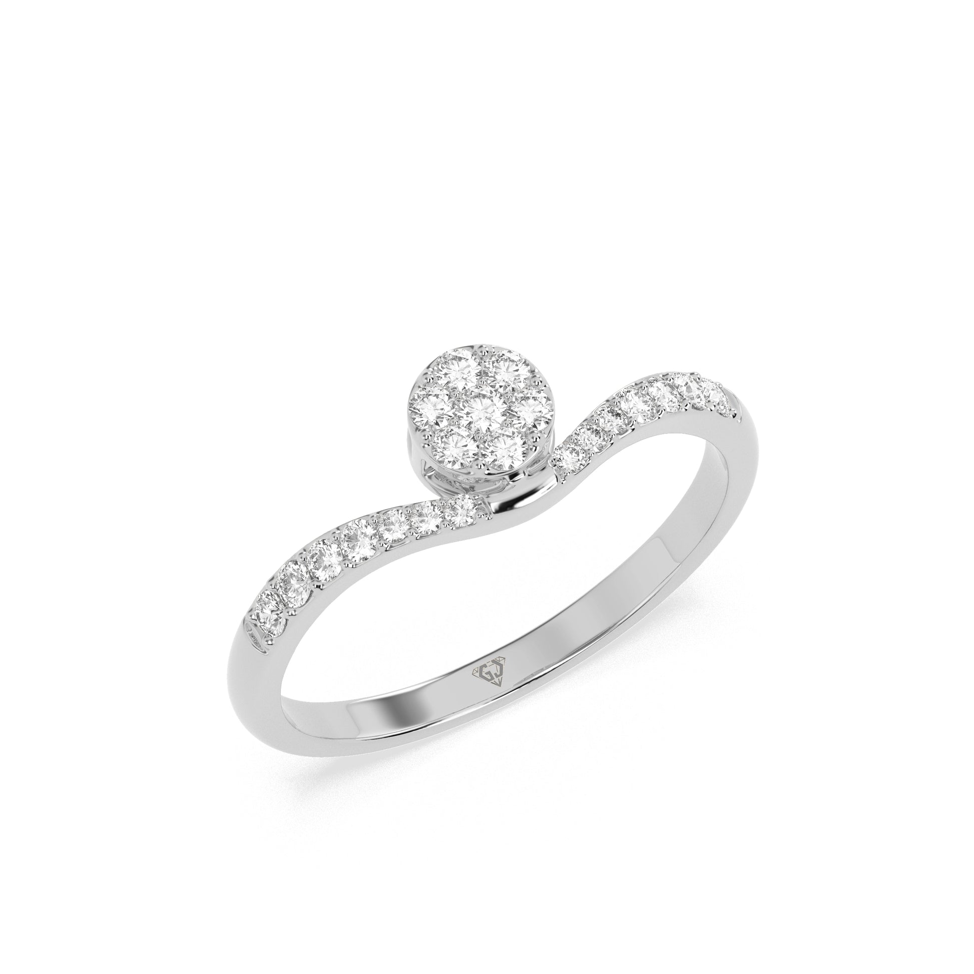 0.26 CT Royal Jewells Diamond RING - Godahari Dev Jewells