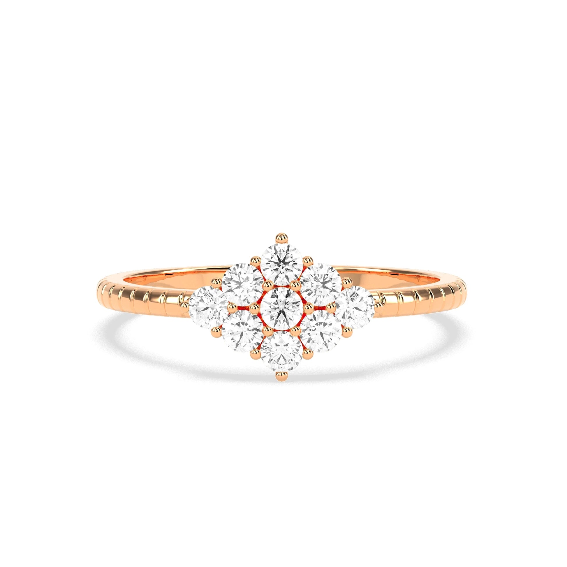 0.36 CT Shimmering Star Diamond RING