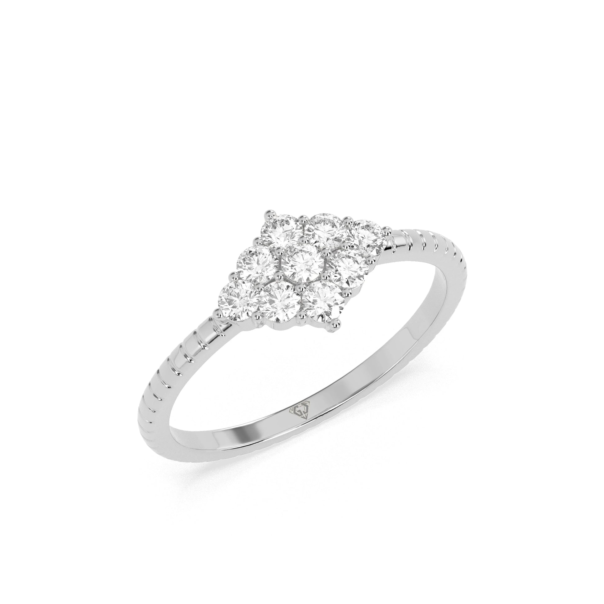 0.36 CT Shimmering Star Diamond RING
