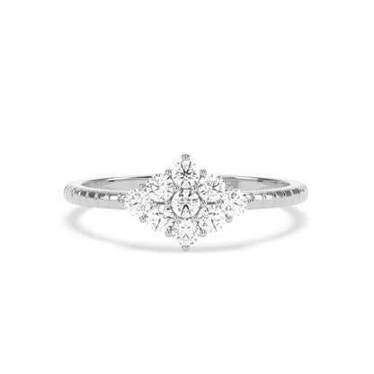 0.36 CT Shimmering Star Diamond RING - Godahari Dev Jewells