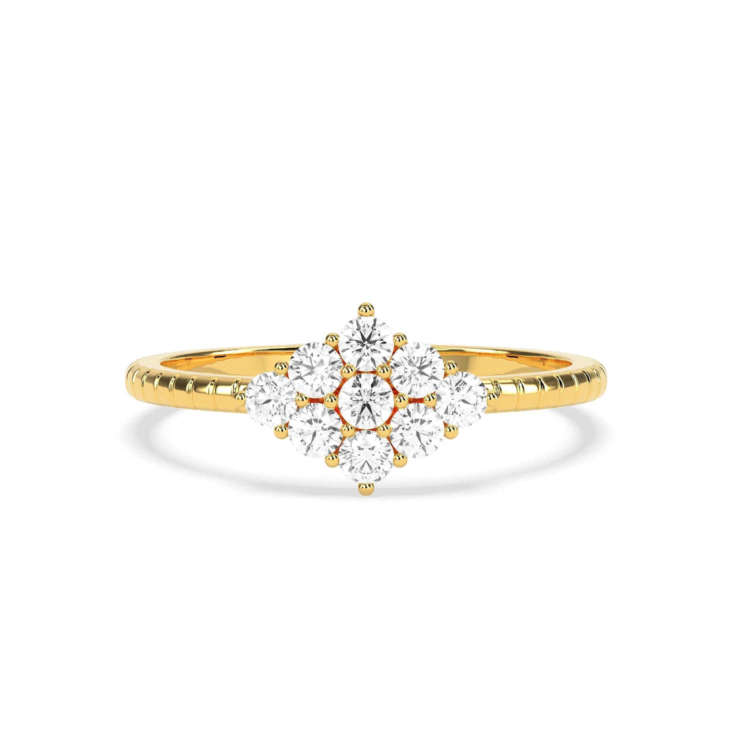 0.36 CT Shimmering Star Diamond RING
