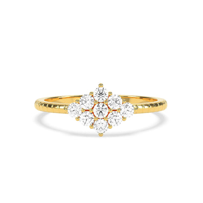 0.36 CT Shimmering Star Diamond RING
