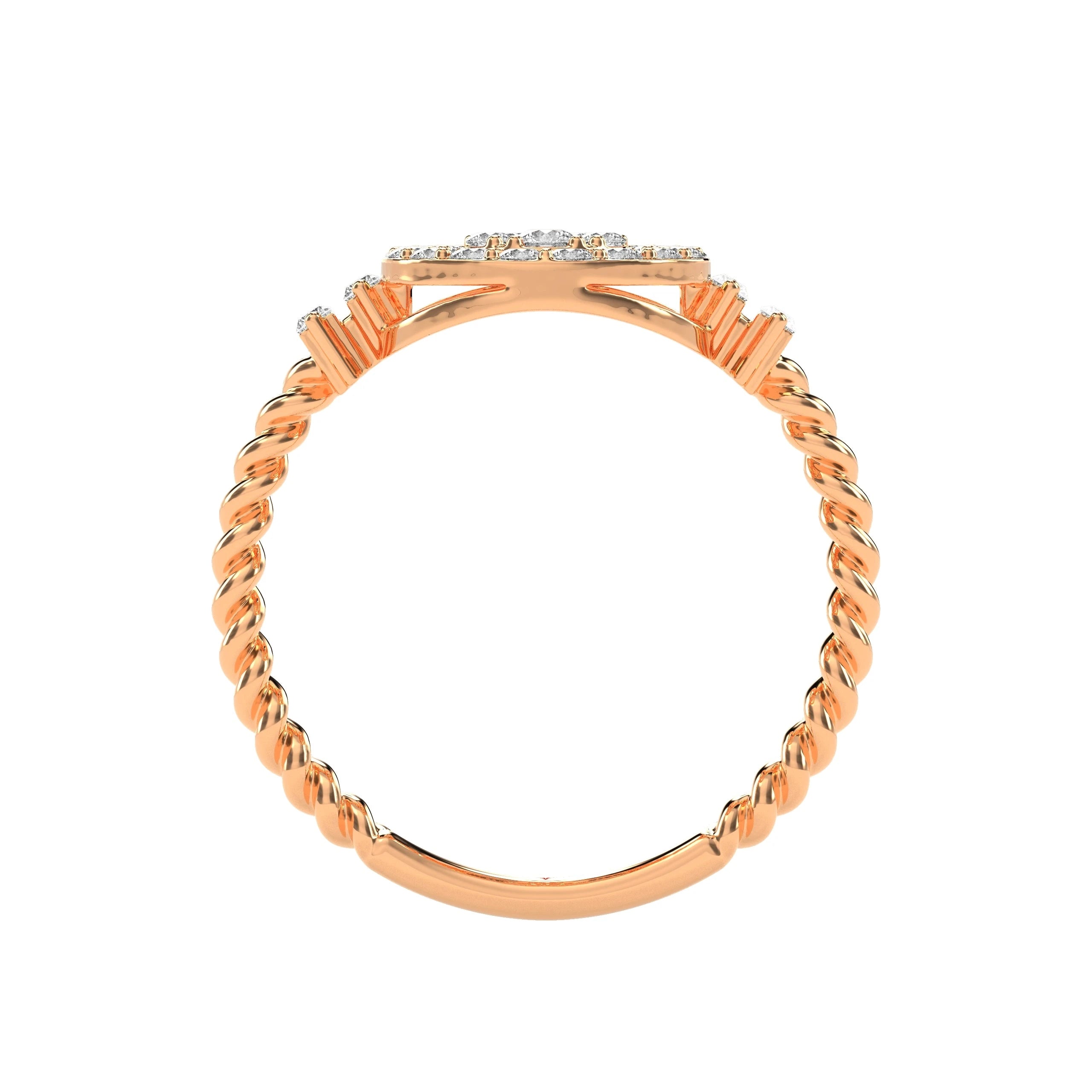 0.45 CT Graceful Charm Diamond RING