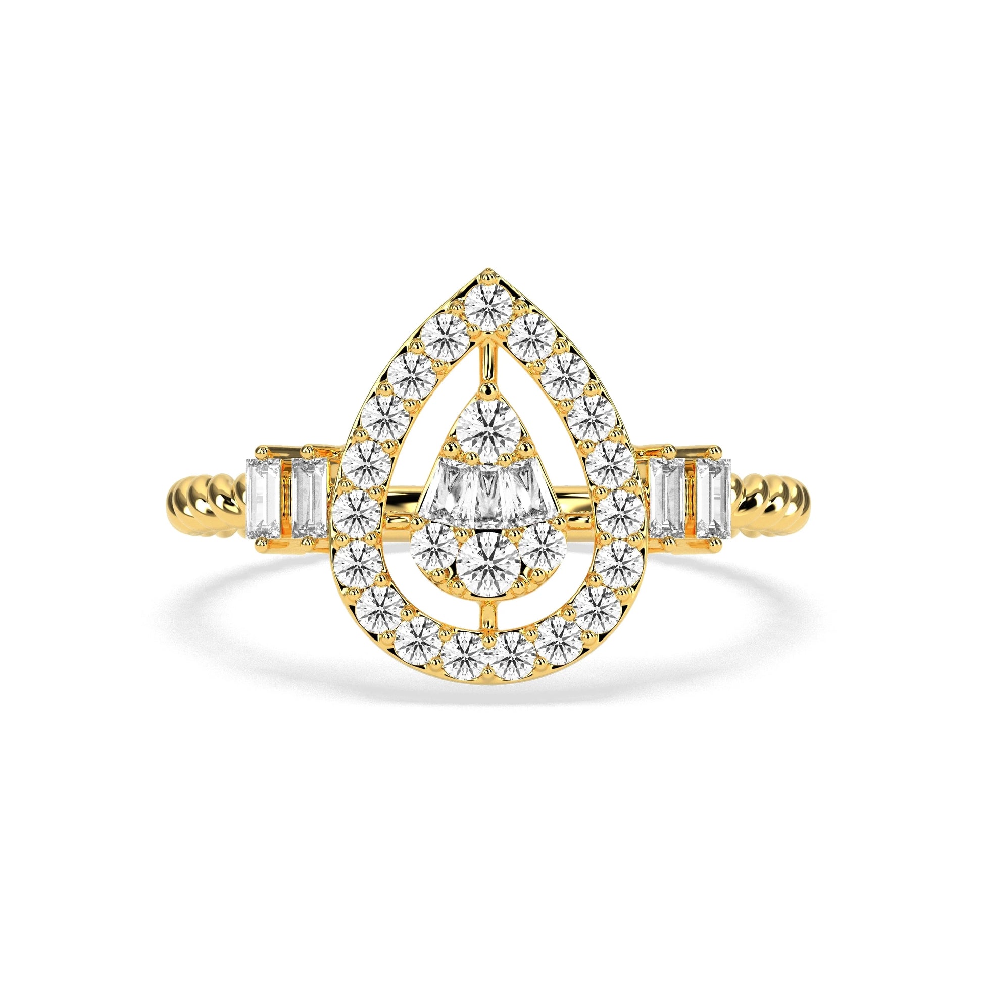 0.45 CT Graceful Charm Diamond RING