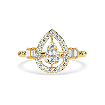 0.45 CT Graceful Charm Diamond RING