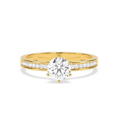 0.94 CT Pure Delight Solitaire Diamond RING