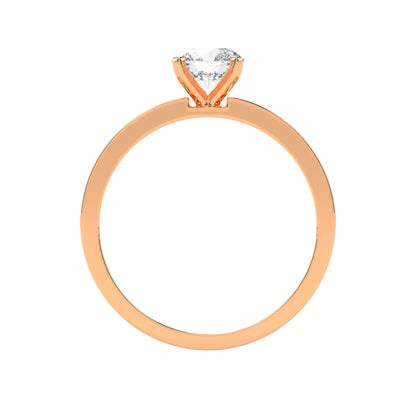 0.76 CT Sweet Sparkle Solitaire Diamond RING - Godahari Dev Jewells