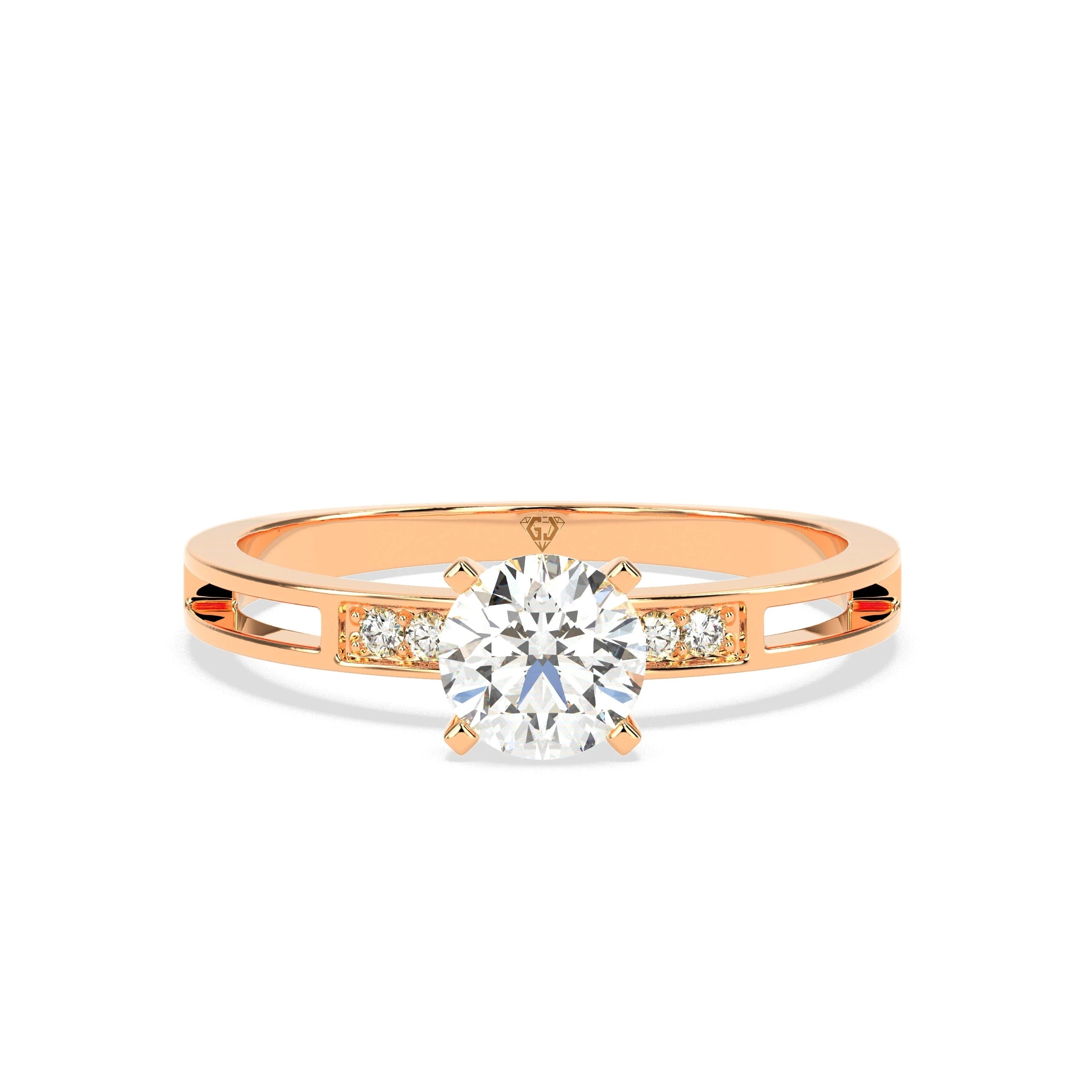 0.76 CT Sweet Sparkle Solitaire Diamond RING
