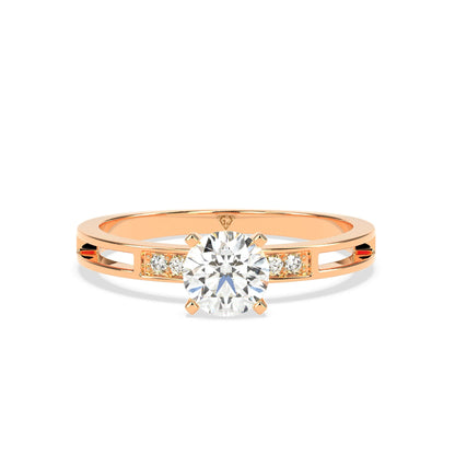 0.76 CT Sweet Sparkle Solitaire Diamond RING