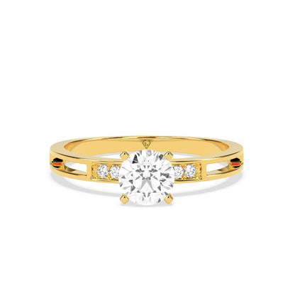 0.76 CT Sweet Sparkle Solitaire Diamond RING