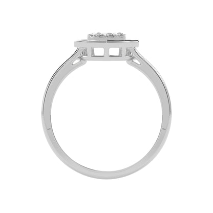 0.15 CT Luminous LOVE Diamond RING - Godahari Dev Jewells