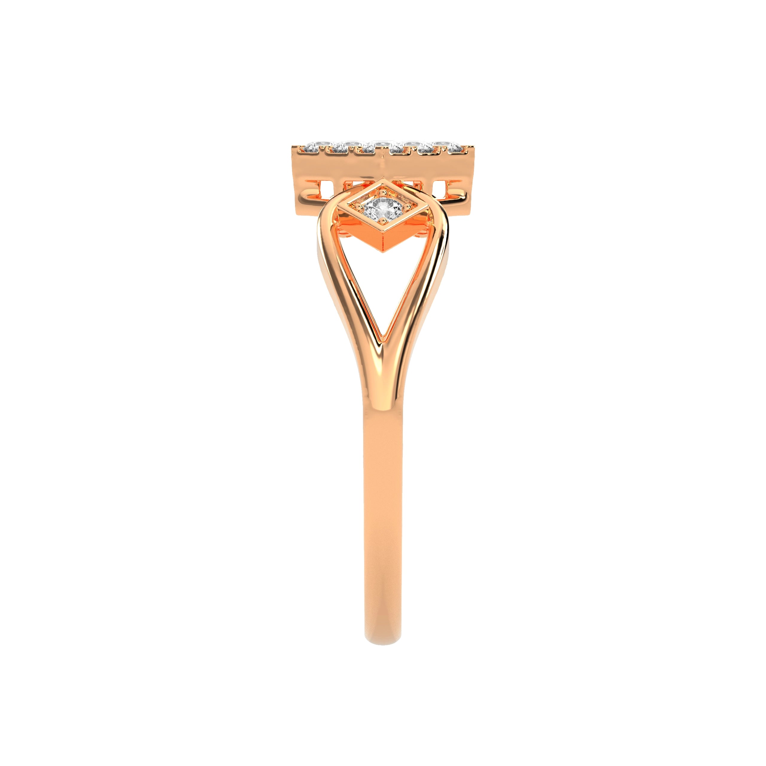 0.20 CT Majestic Charm Diamond RING - Godahari Dev Jewells