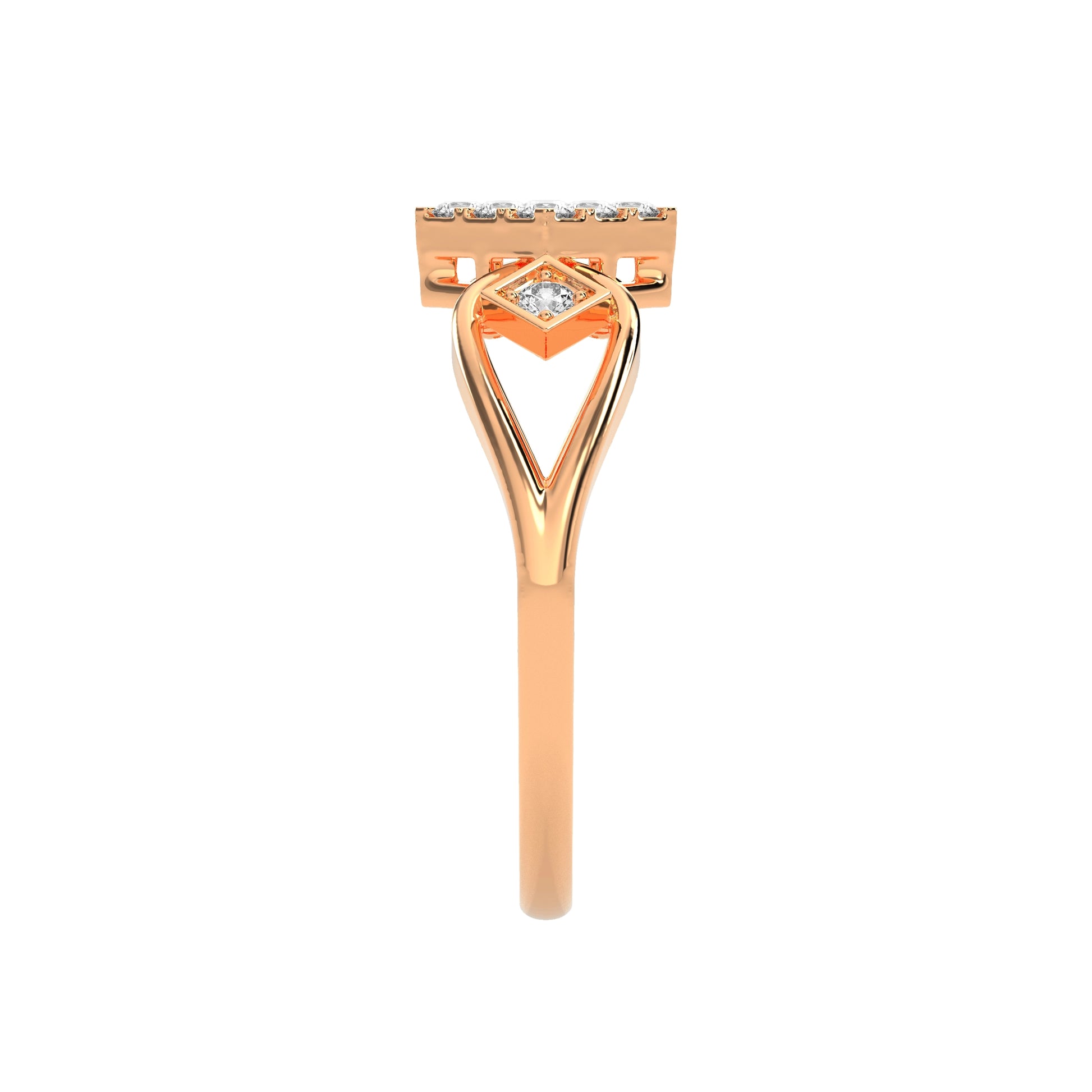 0.20 CT Majestic Charm Diamond RING - Godahari Dev Jewells