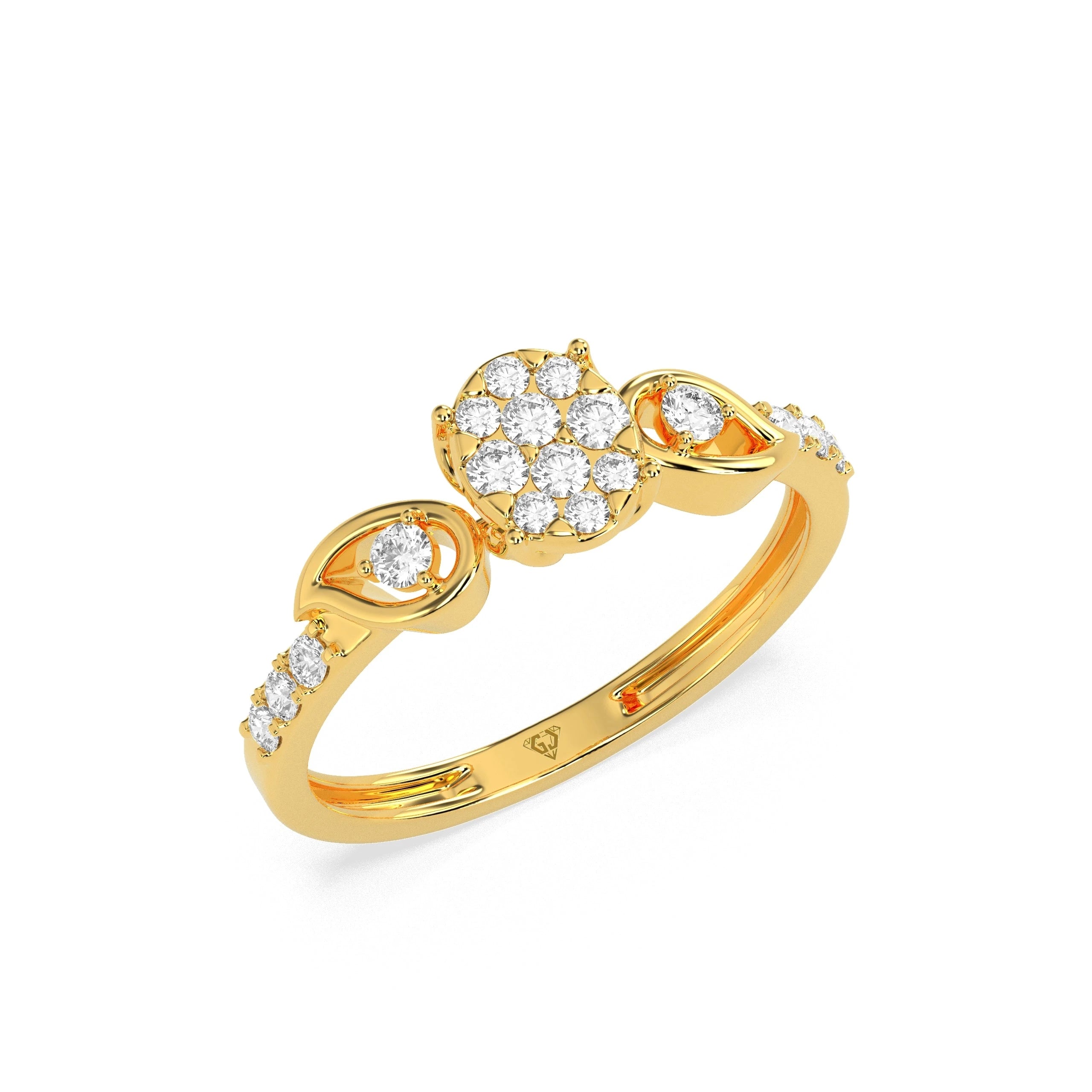 Angelic Glitzy Diamond Ring