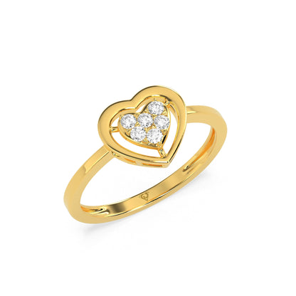 Glistening Baroque Diamond Ring