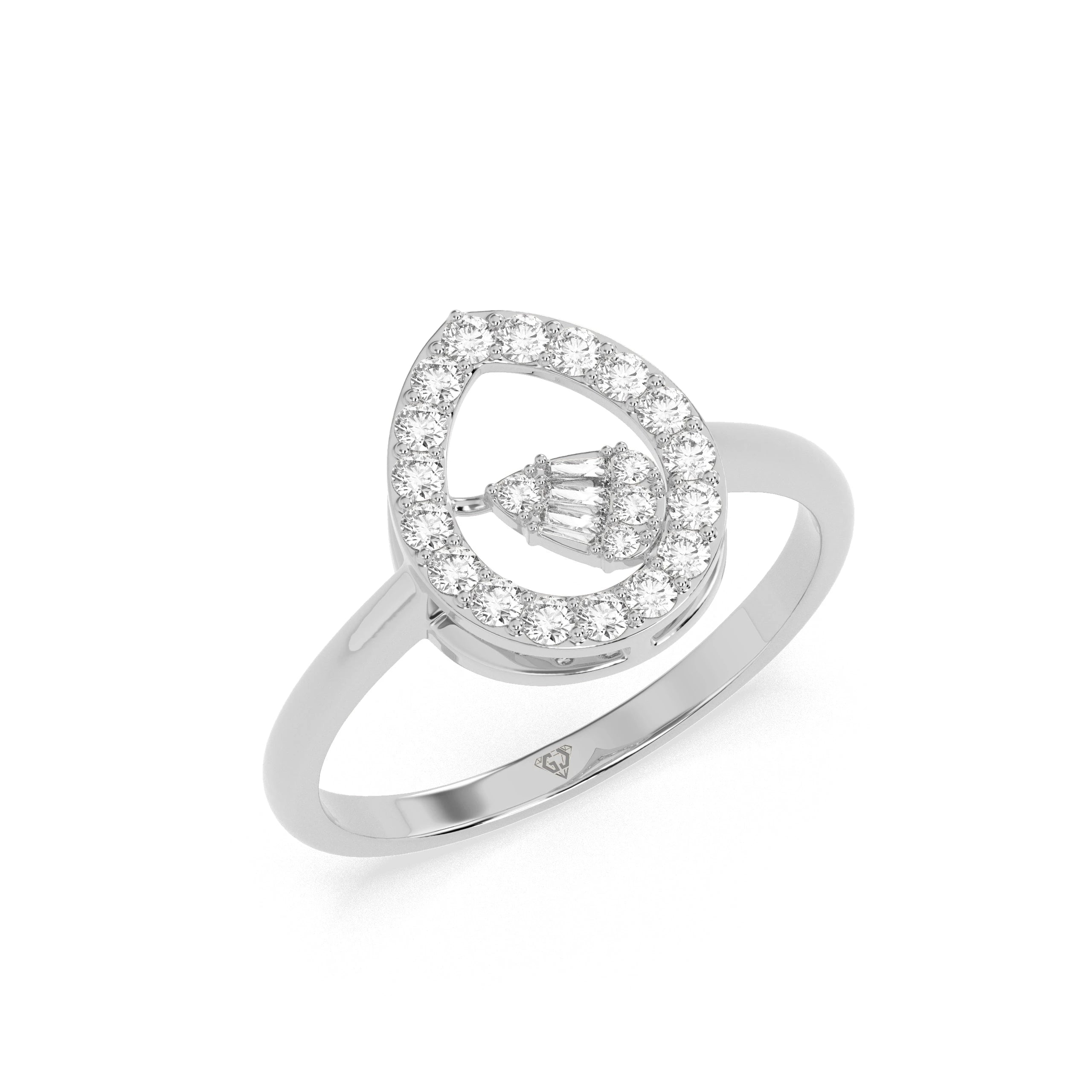 Harmonious Sparkle Diamond Ring