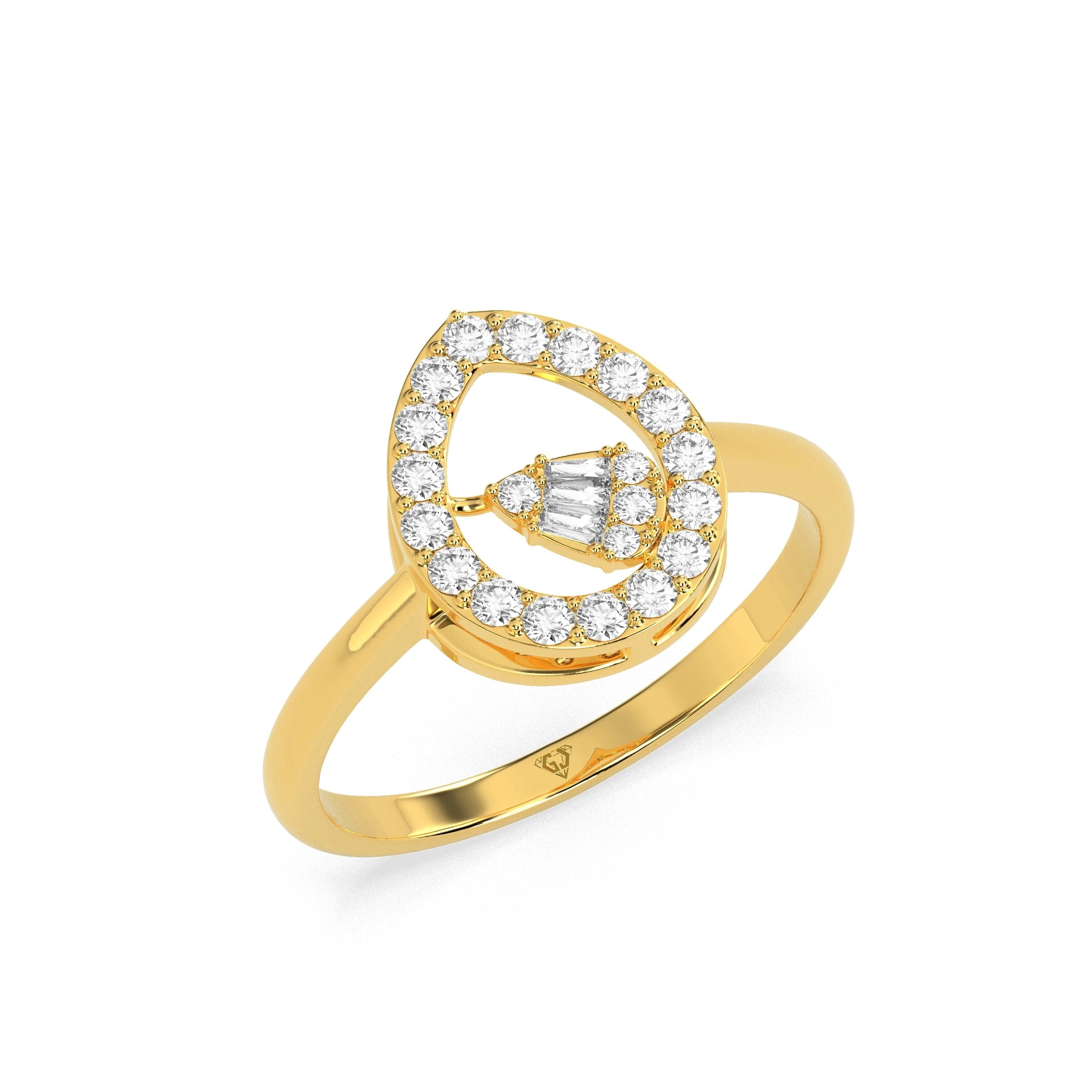 Harmonious Sparkle Diamond Ring