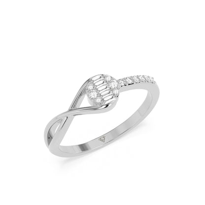 Shimmering Grace Diamond Ring - Godahari Dev Jewells