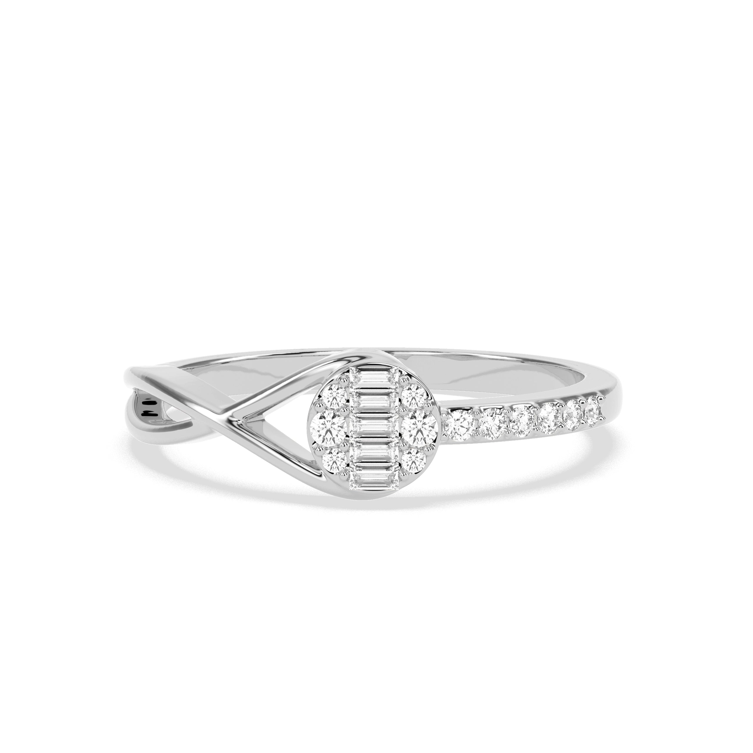 Shimmering Grace Diamond Ring - Godahari Dev Jewells