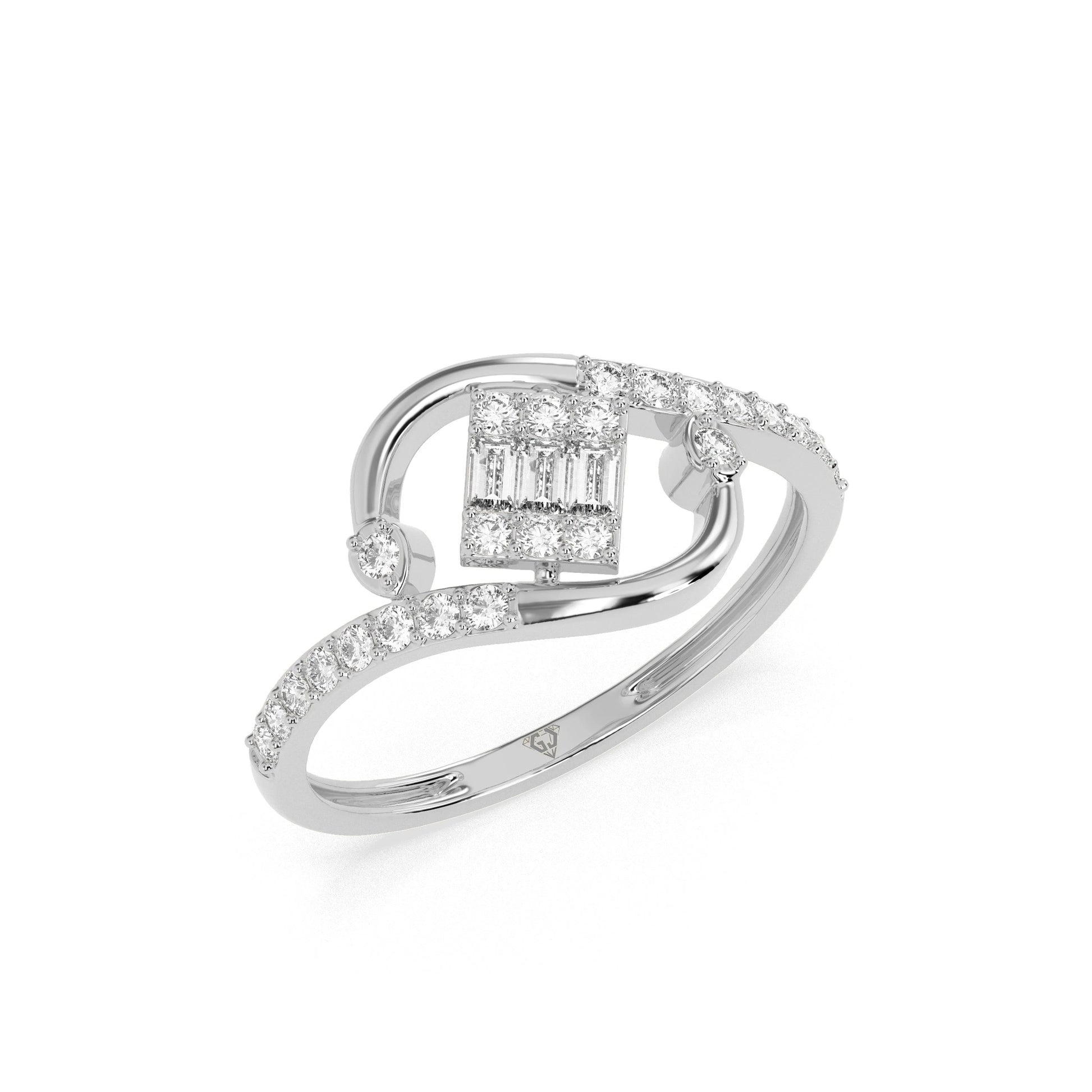 Infinity Charm Diamond Ring